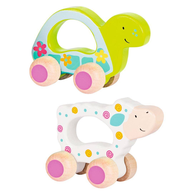 Push-along animals - Turtle and Sheep