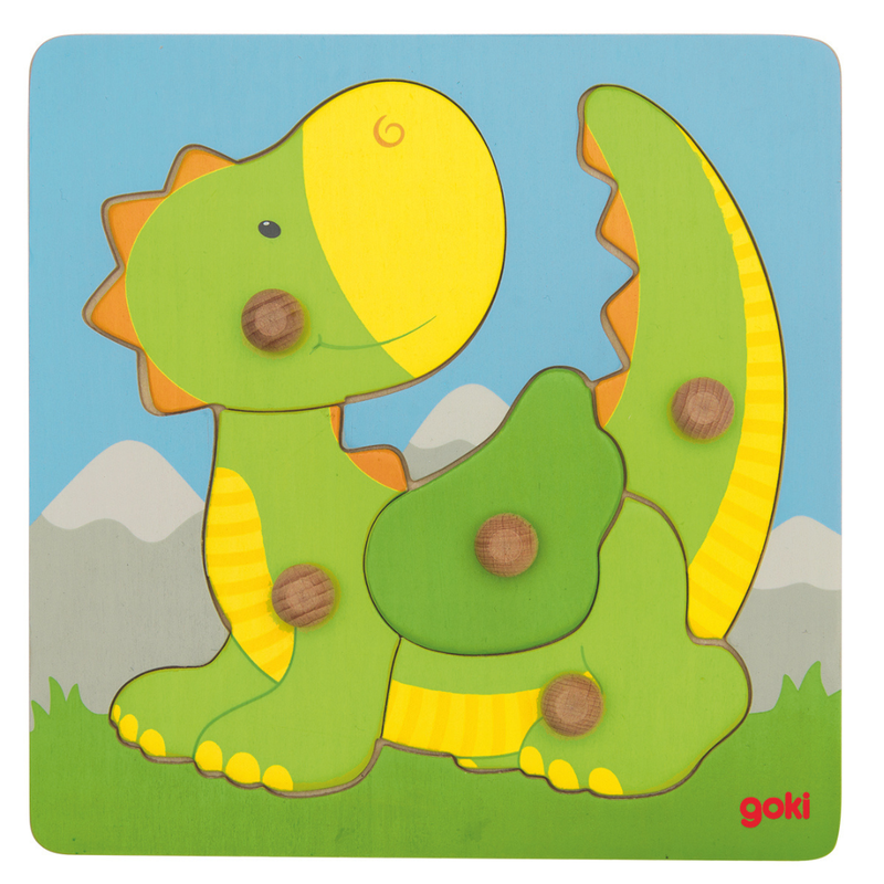 Lift-out puzzle - dragon