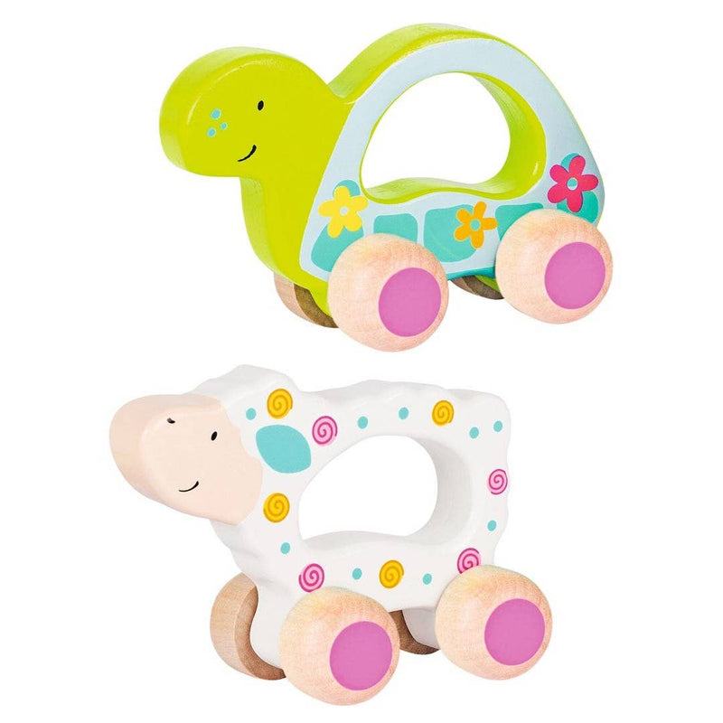 Push-along animals - Turtle and Sheep