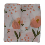 Jaxman Collection Floral Muslin Baby Swaddle