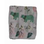 Jaxman Collection Animal Floral Muslin Baby Swaddle