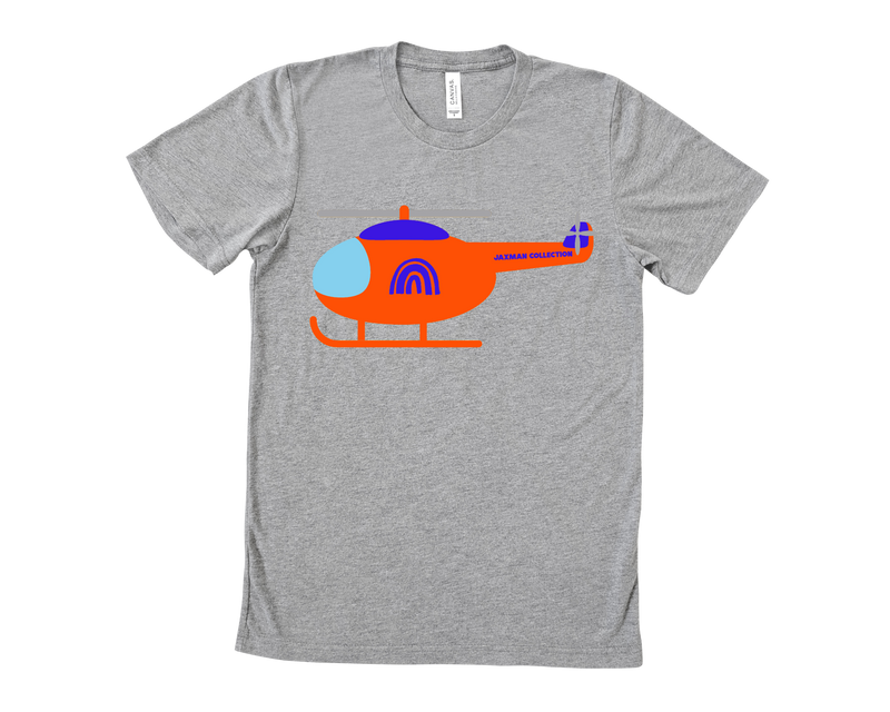 Kid's Jaxman Collection Helicopter Short Sleeve Tee