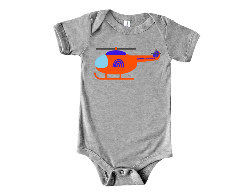Baby Jaxman Collection Helicopter Bodysuit