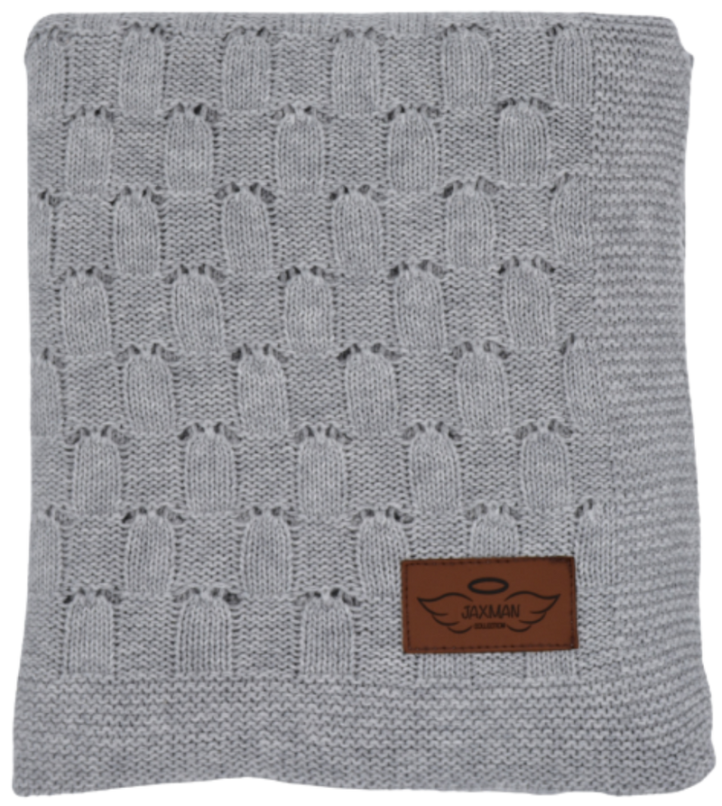 Jaxman Collection Knit Baby Blanket